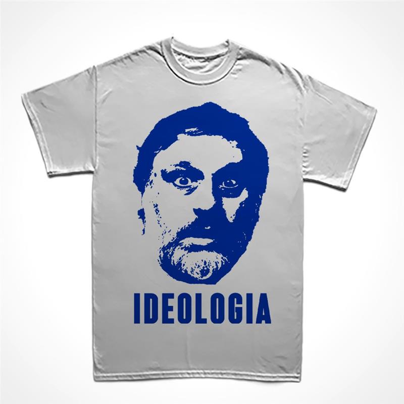 Camiseta Básica Ideologia - Zizek Tamanho: M; Cor: Branco