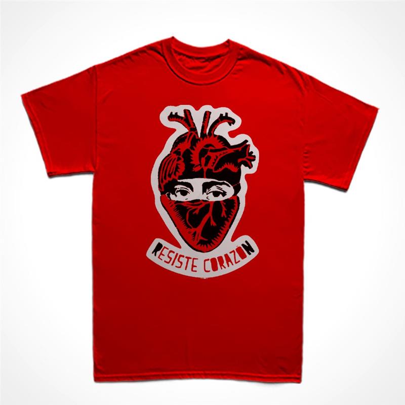 Camiseta Básica Resiste Corazon Tamanho: G; Cor: Vermelho