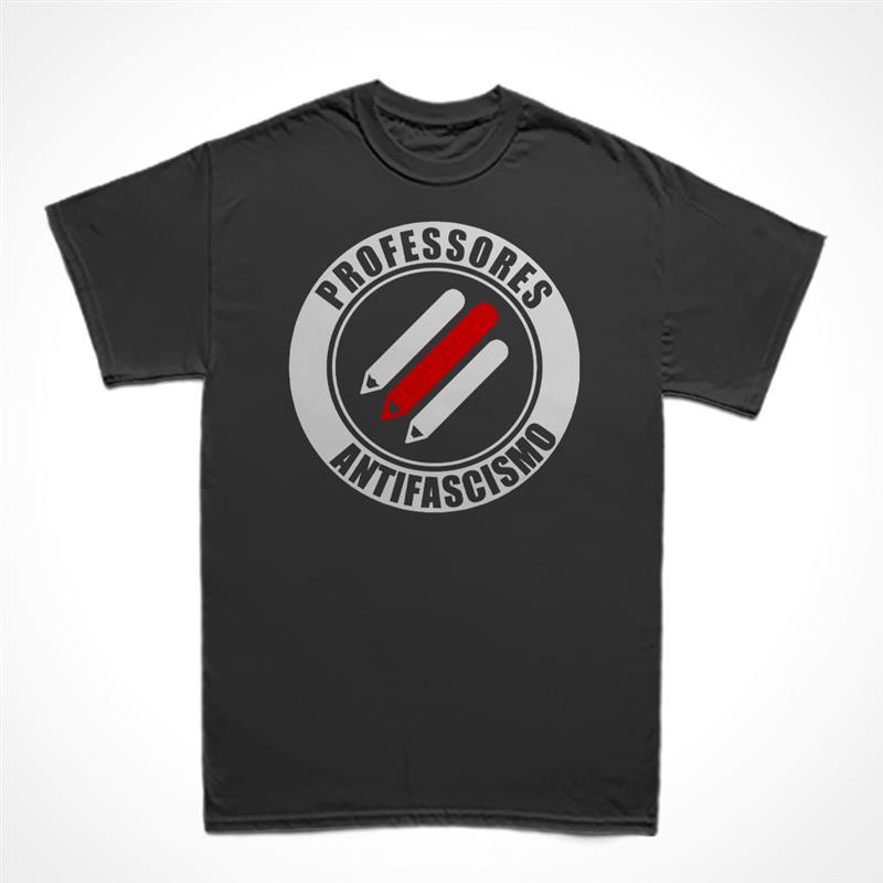 Camiseta Básica Professores Antifascismo - Preto - P