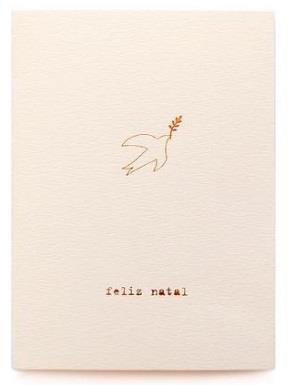 Cartão Anna Cunha Gold Feliz Natal